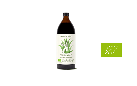Hello Aloe  100% bioloģiskā alvejas sula, 1L