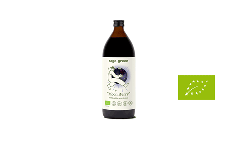 Moon Berry - 100% bioloģiskā aroniju sula 1L