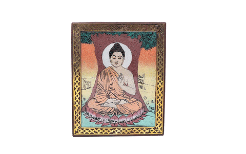 Kaste ar Budas attēlu, 13.5 x 11 x 5 cm