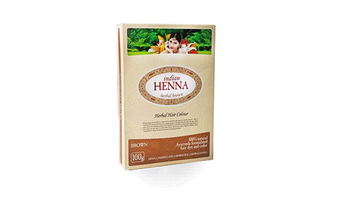 Henna pulveris - Brown (brūna), 100g