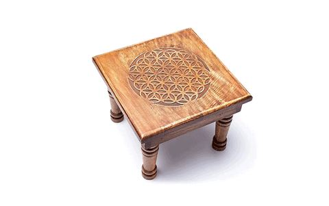 Koka galdiņš Dzīvības zieds, 30cm