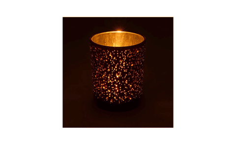 Stikla svečturs Ganeša