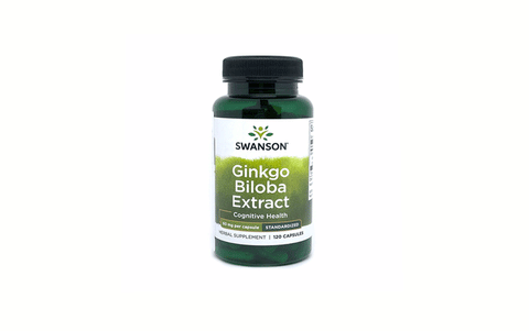 Ginkgo Biloba Extract Swanson, 120 kaps.