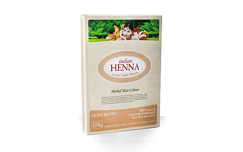 Henna pulveris - Light Brown (gaiši brūna), 100g