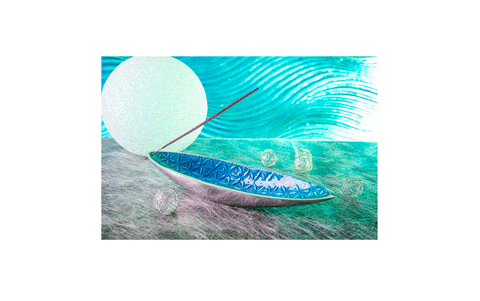 Smaržkociņu turētājs - Zilais dzīvības zieds