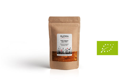 Kajēnas pipari, malti (Cayenne powder) BIO, 100g