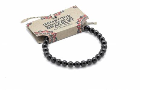 Rokassprādze ar melno ahātu