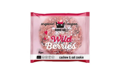 Auzu cepums ar indijas riekstiem un ogām BIO, 50g