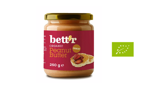 Zemesriekstu sviests Crunchy BIO, 250g