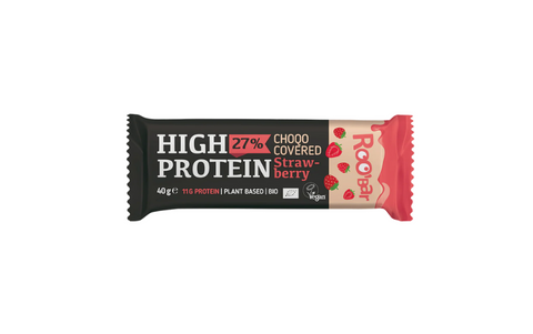 Zemeņu proteīna batoniņš BIO, 40g