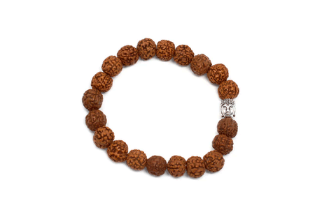 Rudrakšu rokassprādze, buda