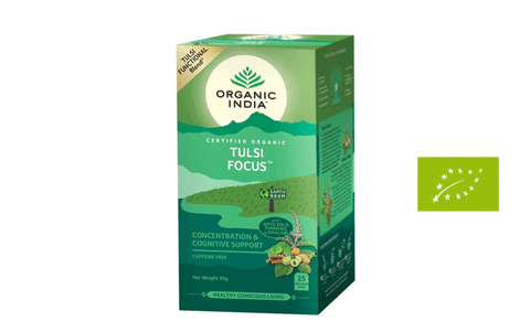 Tulsi Focus tēja, O.I., 25 paciņas