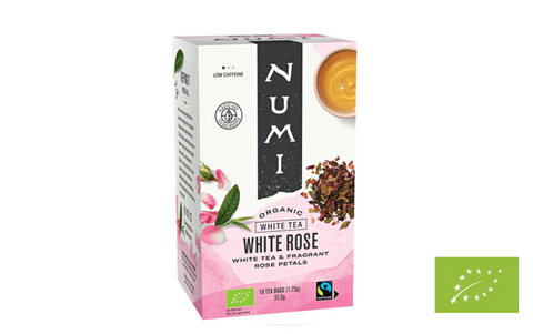 White Rose (baltā tēja) Numi BIO, 18pac.