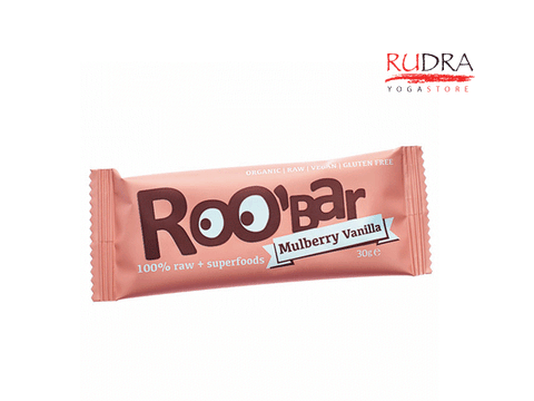 Zīdkoka ogu un vaniļas batoniņš, 30g