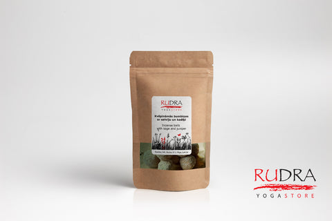 Kvēpināmās bumbiņas ar salviju un kadiķa aromātu, 10gab.